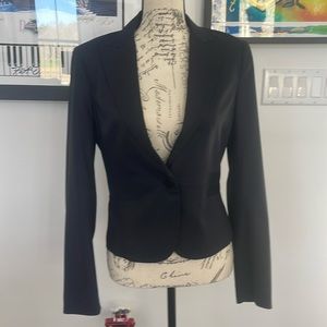 Theory one button navy blazer size 6